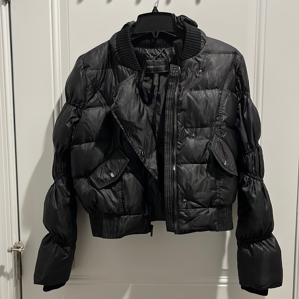 BCBG MAX AZRIA BLACK ANGELICA JACKET Style #: (SME8B694)